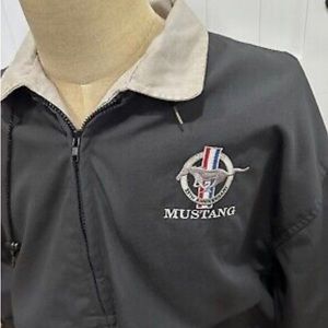 Vintage California Outerwear Ford Mustang 35TH Anniversary Racing Jacket Men xl